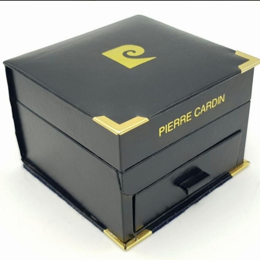 PIERRE CARDIN Gold and Pearl Necklace & Bracelet Gift Set IOB Cardin Jewelry Box - Picture 8 of 9